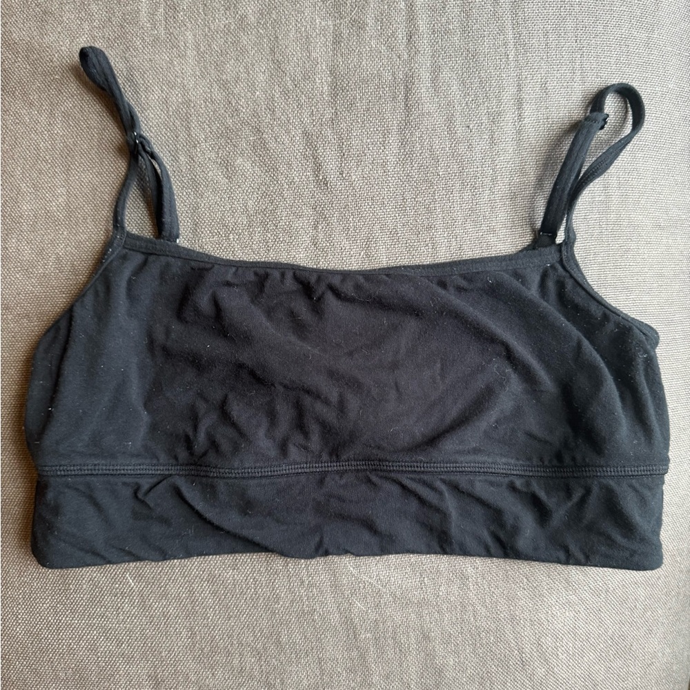 Negative underwear Cotton cloud bralette Black Women's Intimate Bra
